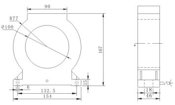 TR2197B Zero-phase Current Transformer 